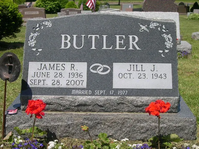 A classic companion monument with inscription