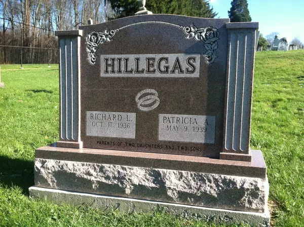 A custom granite monument crafted by American Monument & Granite Co.